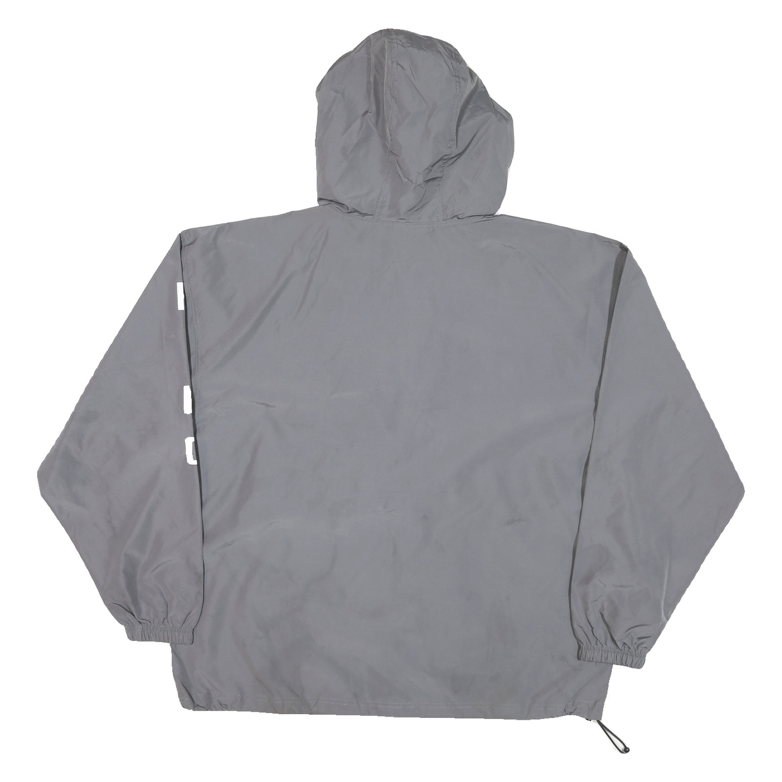 CHAMPION Mens Grey Zip Track Jacket XL Polyester Blend Hooded Casual Sportswear