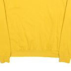 VANS Womens Yellow Crew Neck XS Sweatshirt Cotton Blend Logo Graphic Pullover