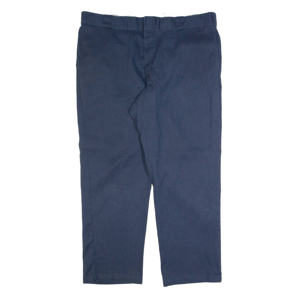 DICKIES Flex 874 Workwear Mens Trousers Blue Regular Straight W42 L30