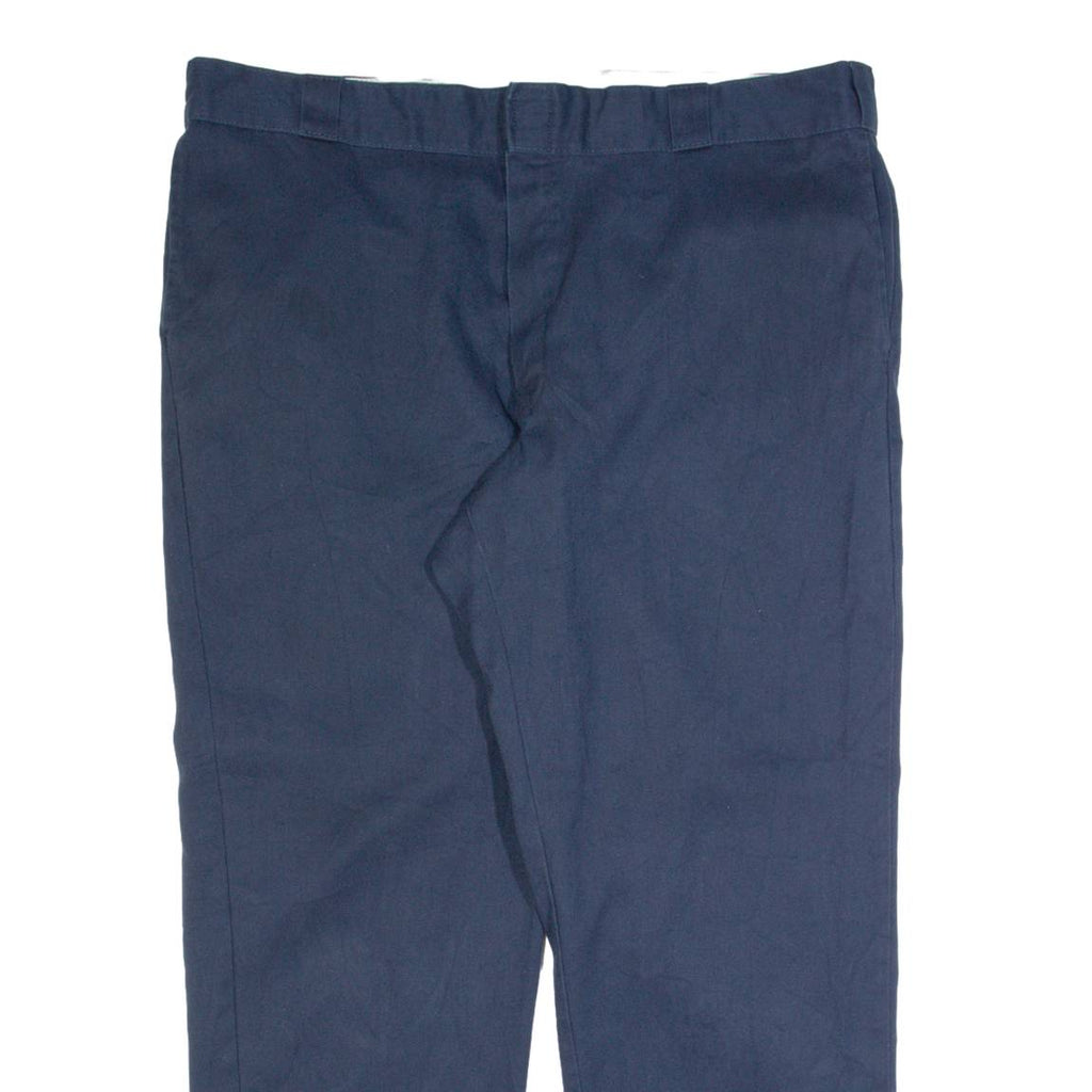 DICKIES Flex 874 Workwear Mens Trousers Blue Regular Straight W42 L30