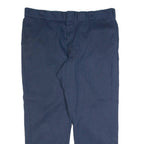 DICKIES Flex 874 Workwear Mens Trousers Blue Regular Straight W42 L30