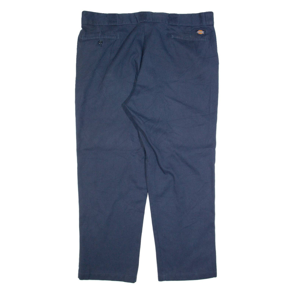 DICKIES Flex 874 Workwear Mens Trousers Blue Regular Straight W42 L30