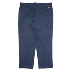 DICKIES Flex 874 Workwear Mens Trousers Blue Regular Straight W42 L30