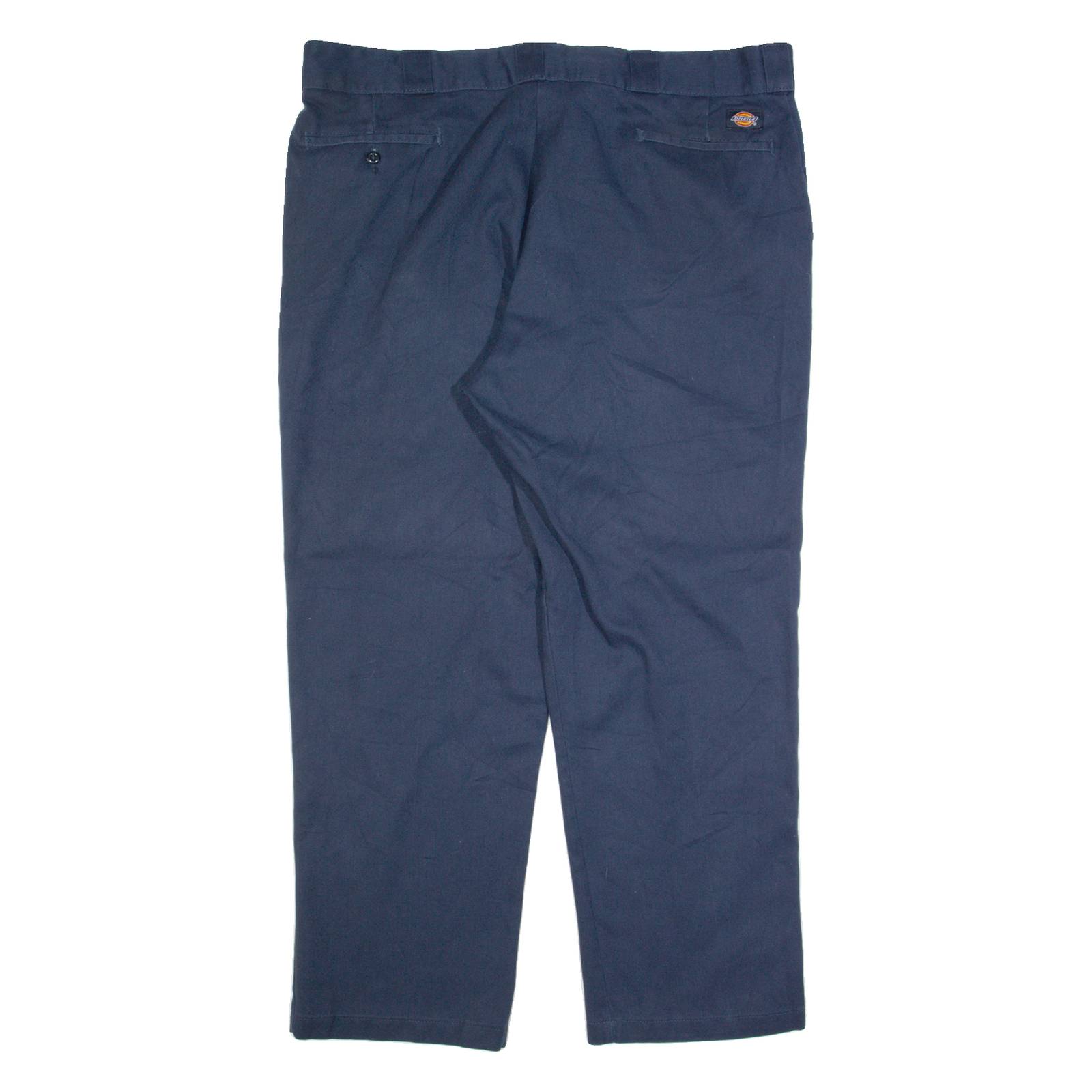 DICKIES Flex 874 Workwear Mens Trousers Blue Regular Straight W42 L30