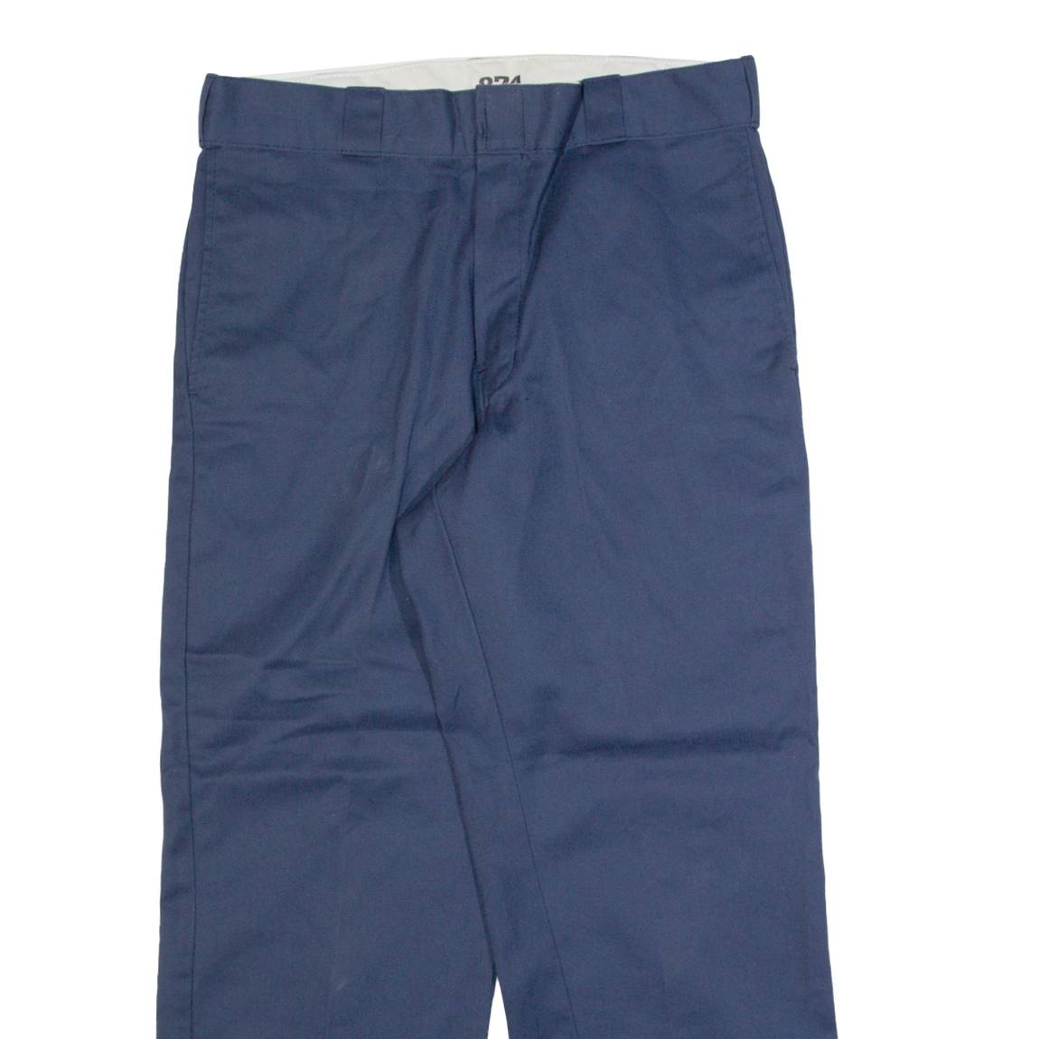 DICKIES 874 Workwear Mens Trousers Blue Regular Straight W32 L27