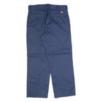 DICKIES 874 Workwear Mens Trousers Blue Regular Straight W32 L27