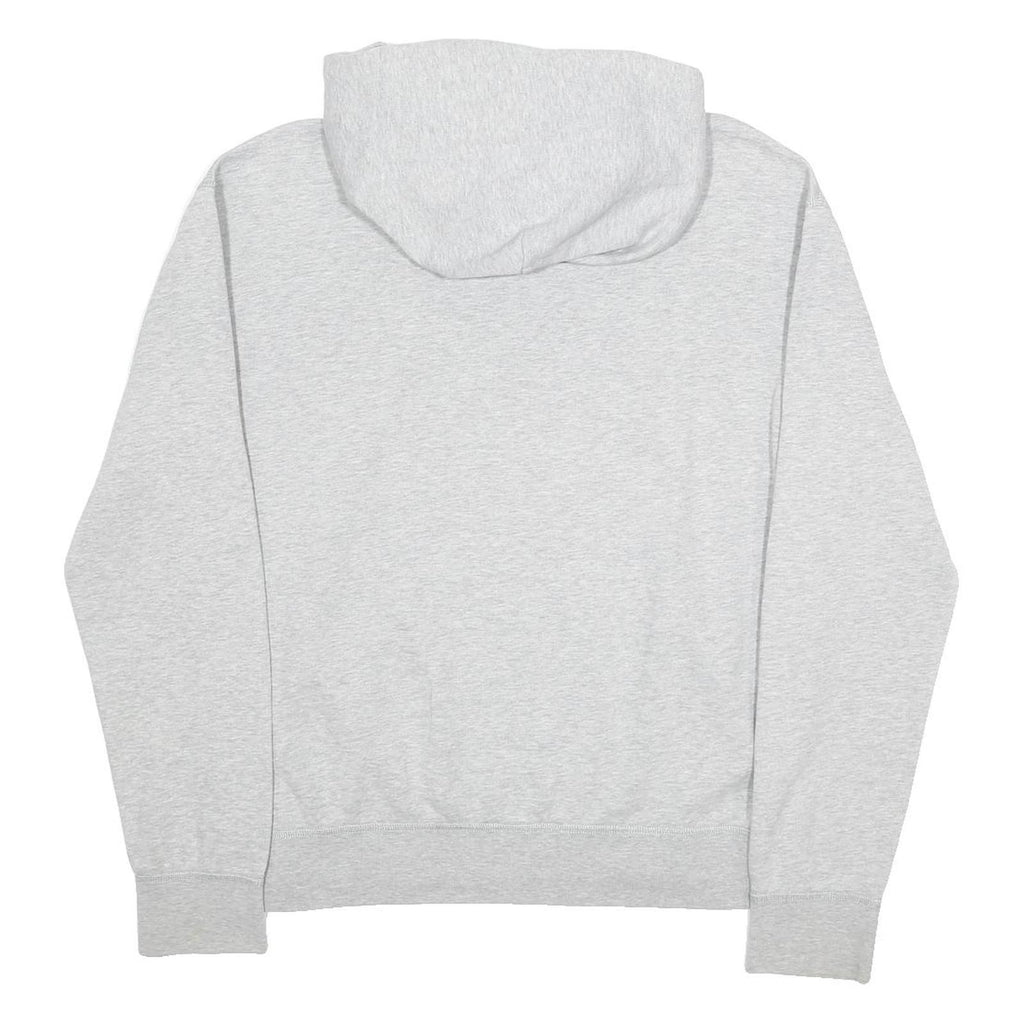 POLO RALPH LAUREN Mens Grey Hoodie L Cotton Blend Pullover Drawstring Hood