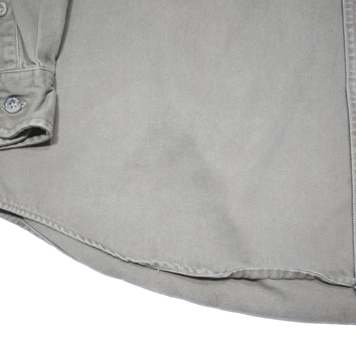 CARHARTT Mens Beige Workwear Shirt L Heritage Office Furnishings Logo
