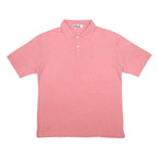 FILA Mens Pink Short Sleeve Plain Polo Shirt M Cotton Blend Classic