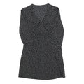 GUESS Womens Black Polyester Day Dress Polka Dot Long Sleeve Mini Size M