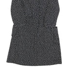GUESS Womens Black Polyester Day Dress Polka Dot Long Sleeve Mini Size M