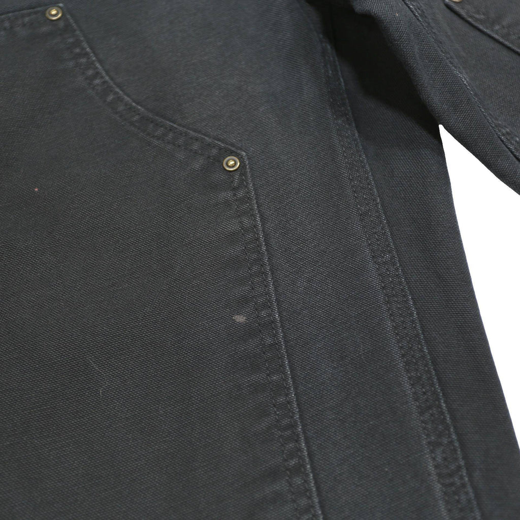 CARHARTT Mens Cotton Black Loose Workwear Trousers W32 L36 Durable