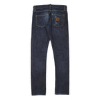 CARHARTT Mens Slim Fit Blue Denim Jeans W32 L33 Zip Cotton Blend Stylish