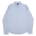 ARMANI JEANS Mens Shirt Blue Striped Long Sleeve 3XL