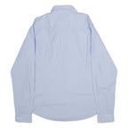 ARMANI JEANS Mens Shirt Blue Striped Long Sleeve 3XL