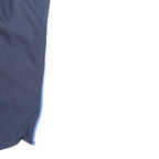 NIKE Court Mens White & Navy Polo Shirt XL Cotton Blend Basic Short Sleeve