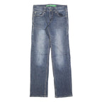 ROCK & ROLL Mens Jeans Blue Regular Straight Denim Medium W30 L34 Casual Wear