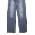 ROCK & ROLL Mens Jeans Blue Regular Straight Denim Medium W30 L34 Casual Wear