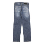 ROCK & ROLL Mens Jeans Blue Regular Straight Denim Medium W30 L34 Casual Wear