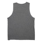 PIERRE CARDIN Mens Grey Graphic Vest L Sleeveless Crew Neck Cotton Blend