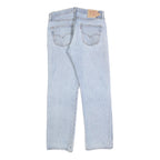 LEVI'S 501 Mens Jeans Blue Regular Straight Denim Light W32 L30 Classic Button