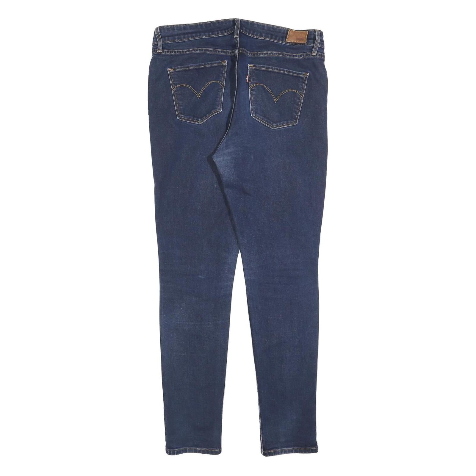 LEVI'S Womens Jeans Blue Slim Skinny Denim Medium W31 L29 Stylish Comfort