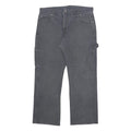 DICKIES Mens Jeans Black Relaxed Straight Denim Medium W36 L30 Workwear
