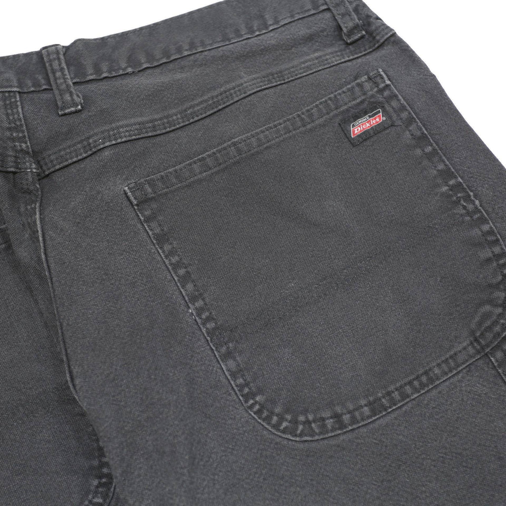 DICKIES Mens Jeans Black Relaxed Straight Denim Medium W36 L30 Workwear