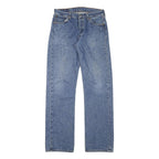 LEVI'S Mens Blue Regular Straight Denim Medium W30 L33 Classic Zip Jeans