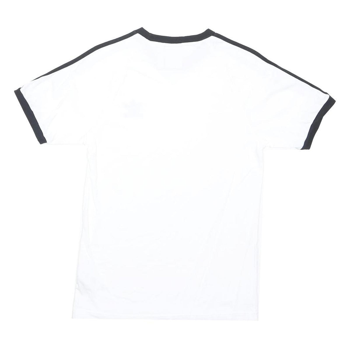 ADIDAS ORIGINALS Mens White & Black Classic T-Shirt S Short Sleeve Crew Neck