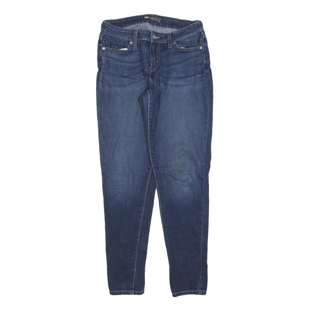 LEVI'S Womens Jeans Blue Slim Skinny Denim Raw W29 L30 Stylish Comfortable