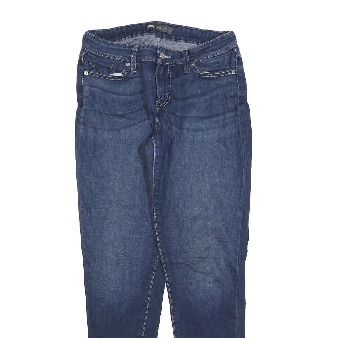 LEVI'S Womens Jeans Blue Slim Skinny Denim Raw W29 L30 Stylish Comfortable