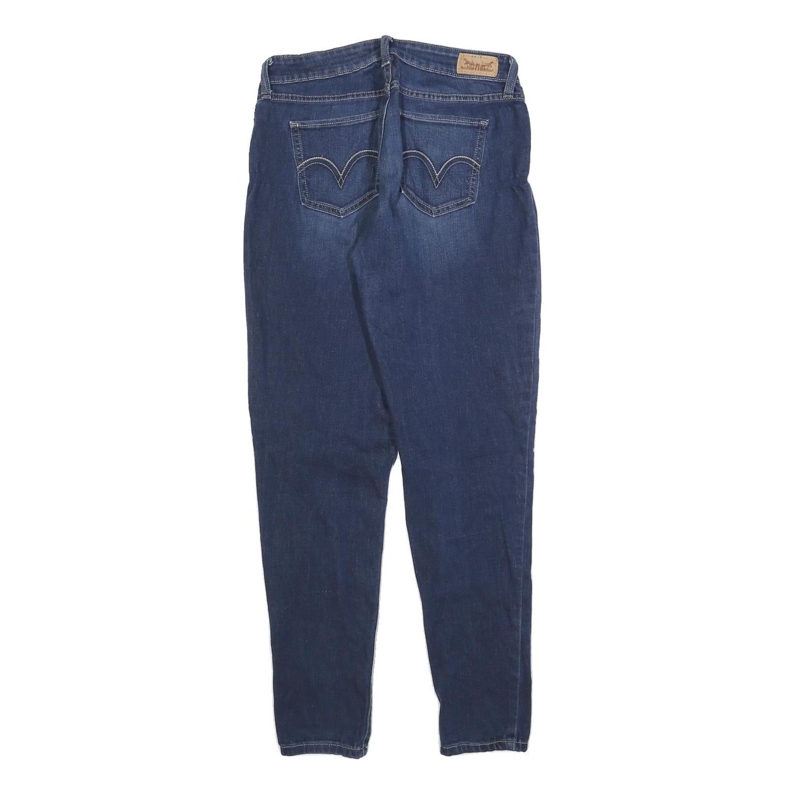 LEVI'S Womens Jeans Blue Slim Skinny Denim Raw W29 L30 Stylish Comfortable