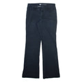 DICKIES Womens Trousers Blue Slim Bootcut W30 L31