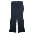 DICKIES Womens Trousers Blue Slim Bootcut W30 L31