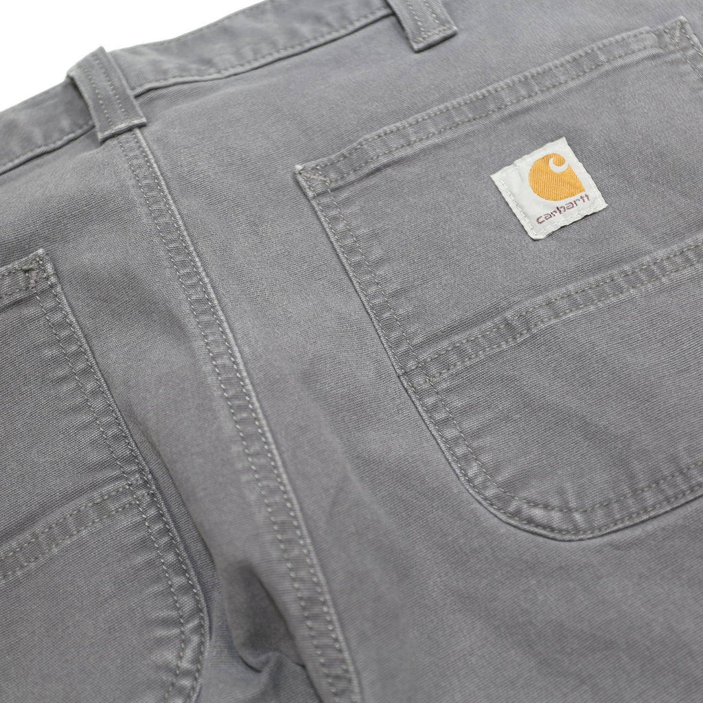 CARHARTT Mens Cotton Blend Grey Regular Straight Trousers W38 L34 Workwear Zip
