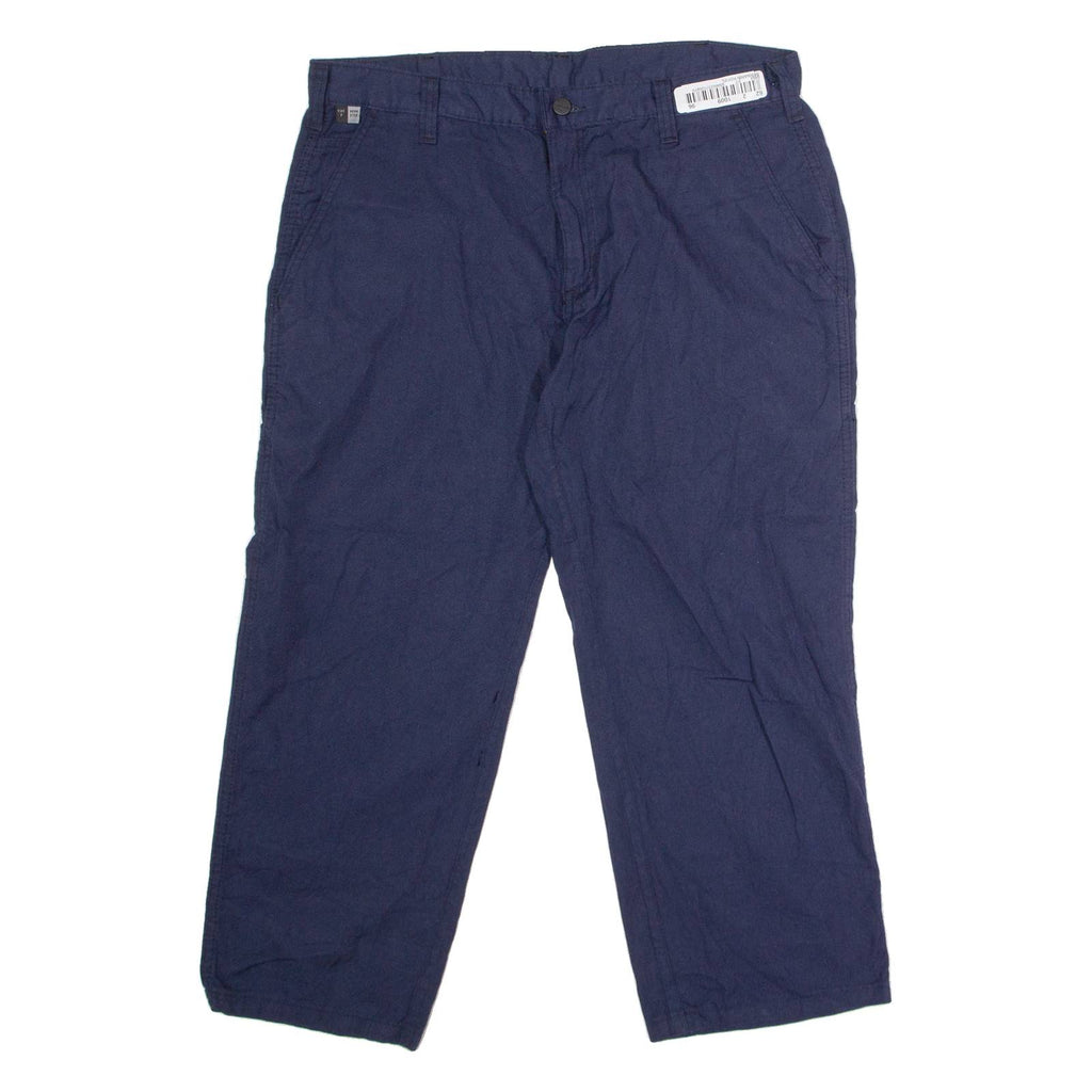 CARHARTT Flame Resistant Workwear Carpenter Mens Trousers Blue Straight W34 L24