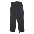 CARHARTT Mens Relaxed Black Cotton Blend Trousers W30 L32 Workwear Zip