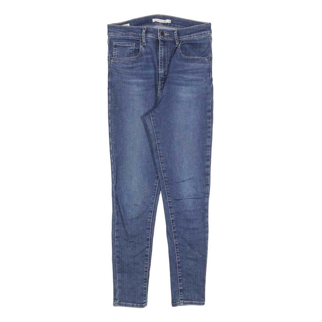 LEVI'S Womens Slim Blue Skinny Denim Light W30 L28 Zip Cotton Blend Jeans