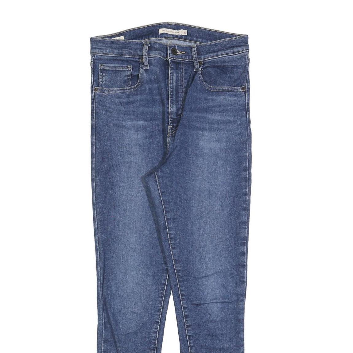 LEVI'S Womens Slim Blue Skinny Denim Light W30 L28 Zip Cotton Blend Jeans