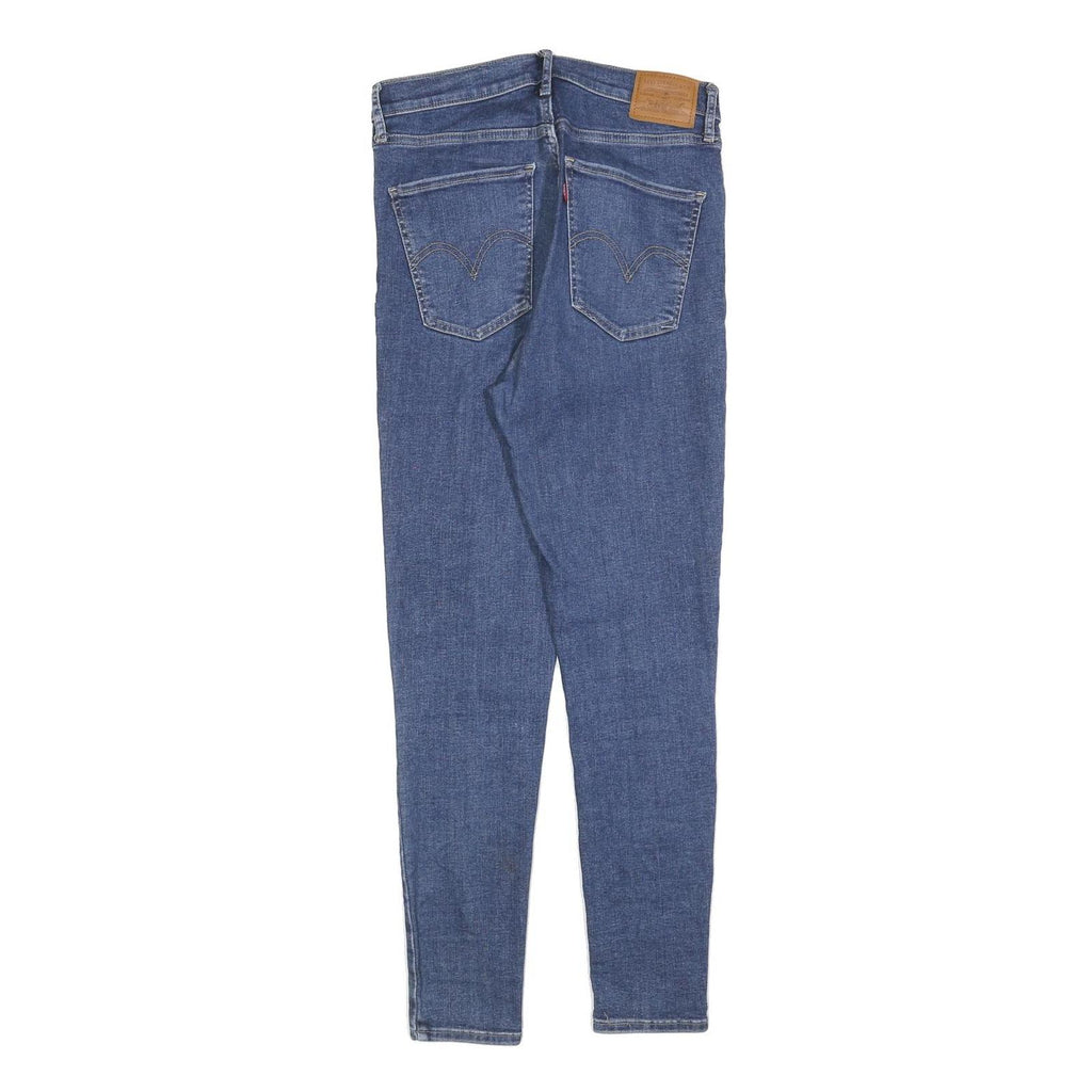 LEVI'S Womens Slim Blue Skinny Denim Light W30 L28 Zip Cotton Blend Jeans
