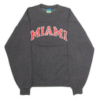 CHAMPION Miami Mens Sweatshirt Grey Crew Neck USA M