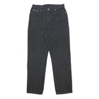 CALVIN KLEIN JEANS Womens Regular Black Denim W29 L30 Classic Cotton Zip Pockets