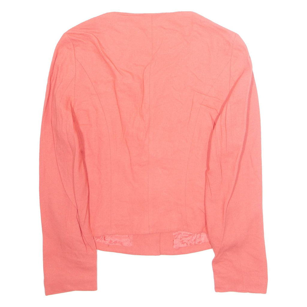 COLLECTION Womens Blazer Jacket Pink S