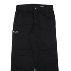 DICKIES Womens Trousers Black Relaxed Straight W30 L27