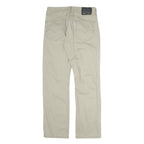 LEVI'S Mens Cotton Beige Regular Straight Trousers W30 L30 Zip Closure Classic