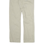 LEVI'S Mens Cotton Beige Regular Straight Trousers W30 L30 Zip Closure Classic