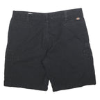 DICKIES Mens Cargo Shorts Black XL W40 Cotton Blend Casual Workwear