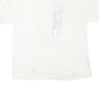 HANES Mens White West Coast Promotions T-Shirt L Short Sleeve Crew Neck Vintage