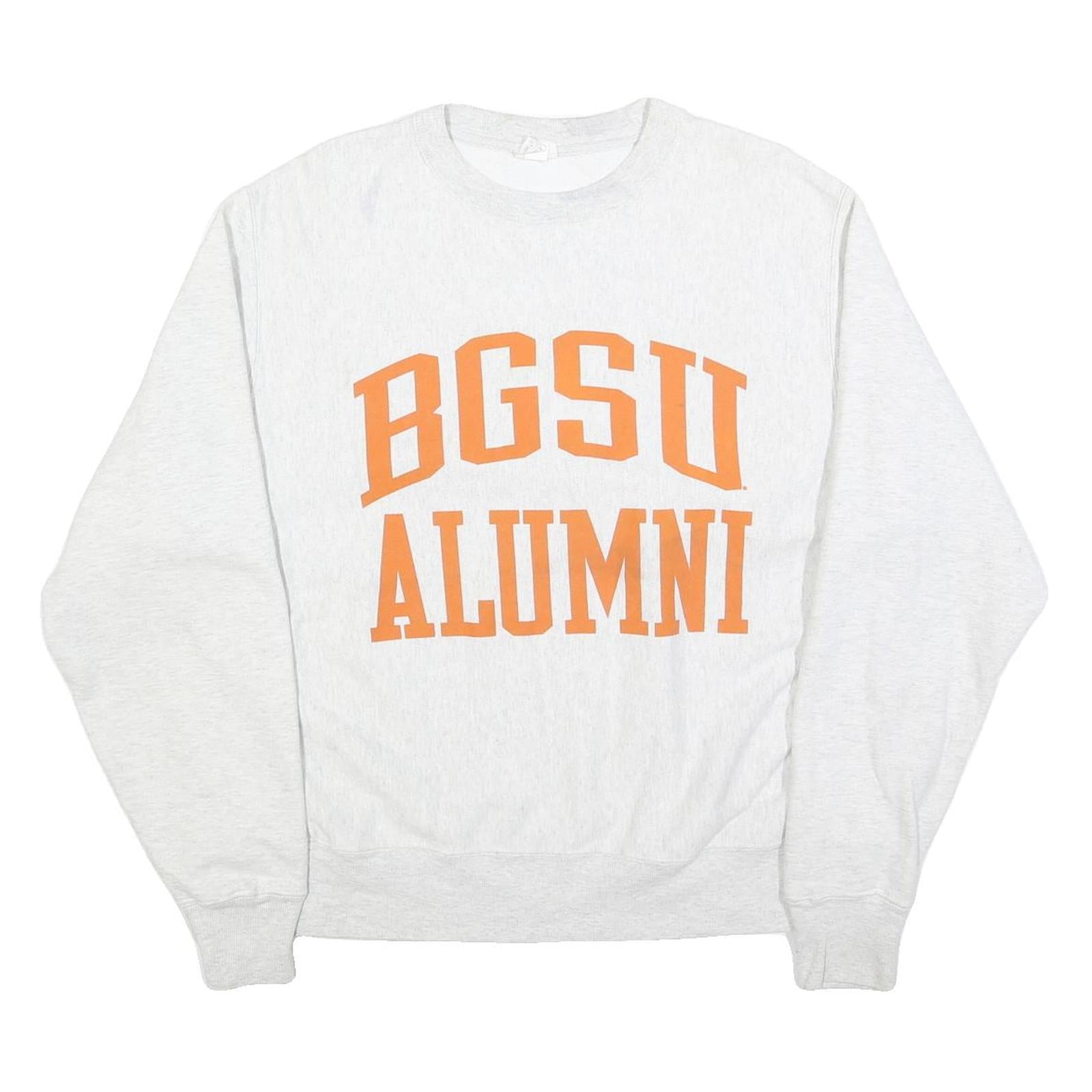 CHAMPION REVERSE WEAVE Mens Grey BGSU Alumni Crew Neck M Cotton Sweatshirt